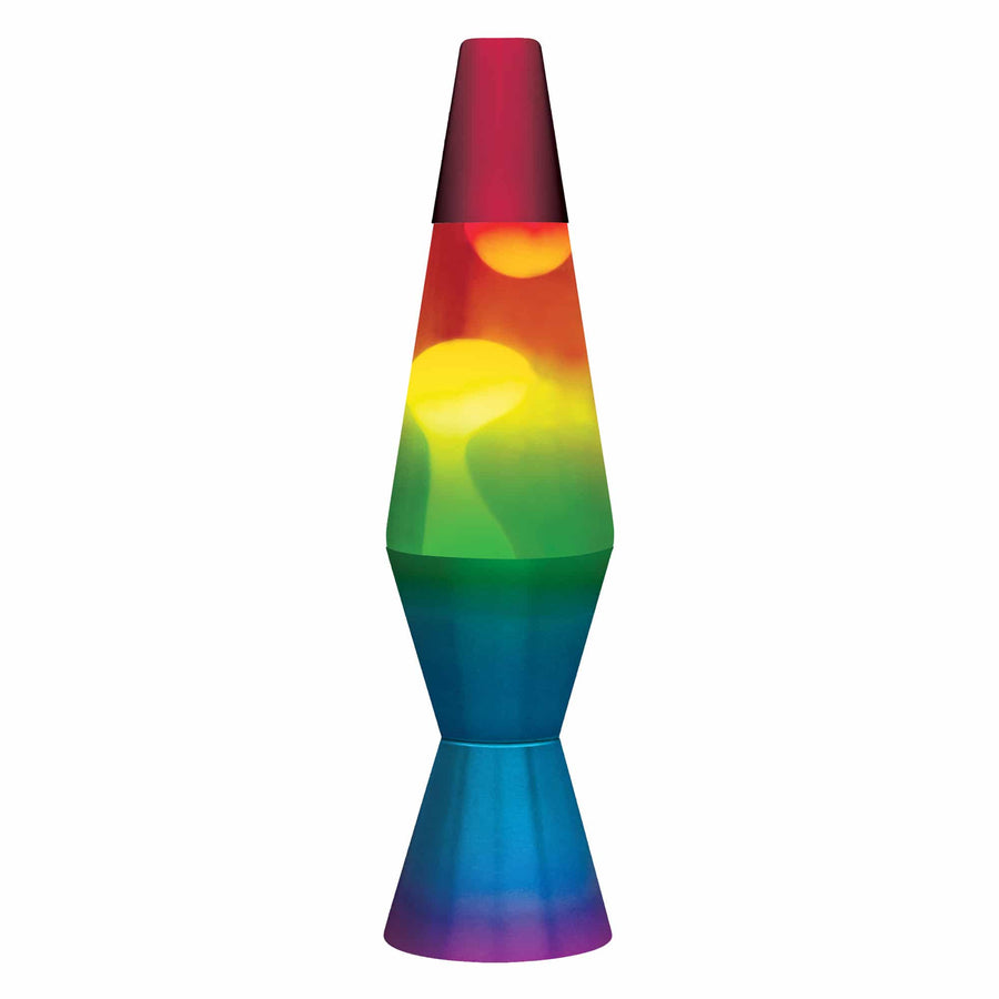 11.5″ LAVA LAMP RAINBOW – WHITE/TRICOLOR U7