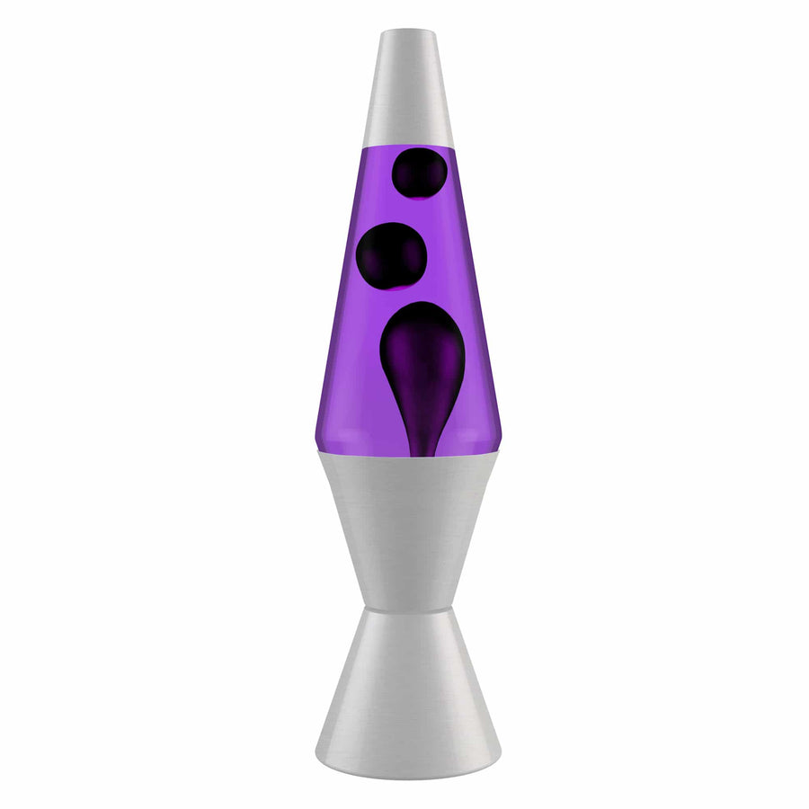 14.5’’ LAVA LAMP – BLACK & PURPLE U5