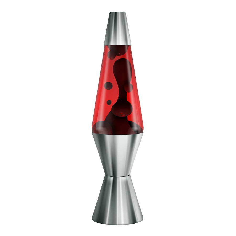 14.5″ LAVA LAMP CHROME PLATED CRIMSON N5