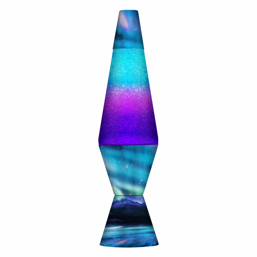 14.5″ LAVA LAMP COLORMAX NORTHERN LIGHTS – GLITTER E3