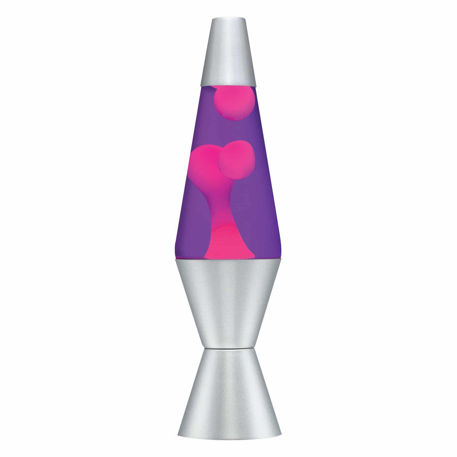 14.5” LAVA LAMP – PINK/PURPLE/SILVER F6