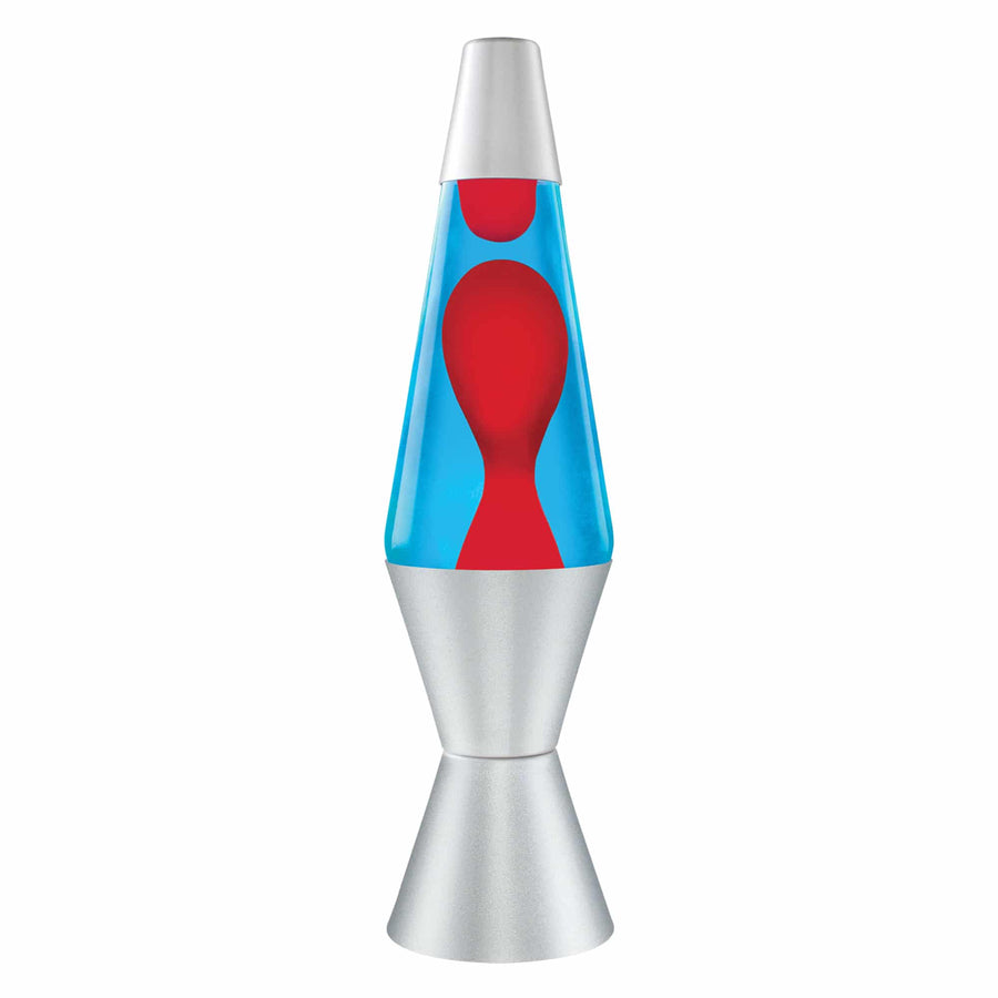 14.5″ LAVA LAMP – RED/BLUE/SILVER L8