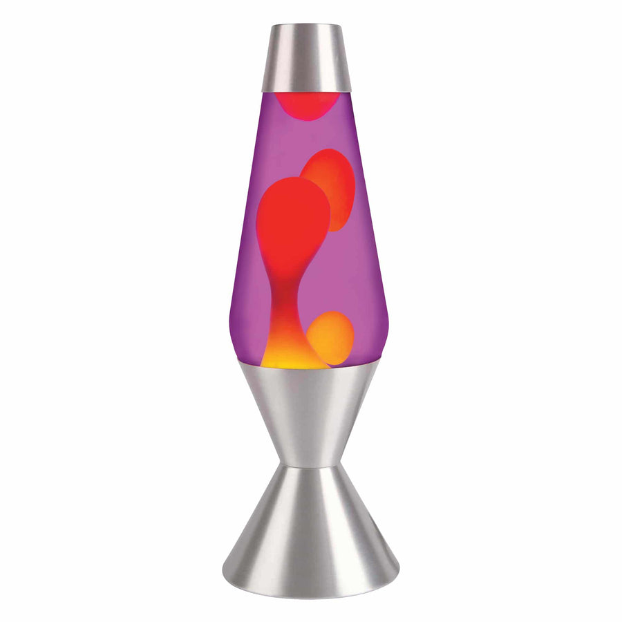 16.3″ LAVA LAMP – YELLOW/PURPLE/SILVER O7