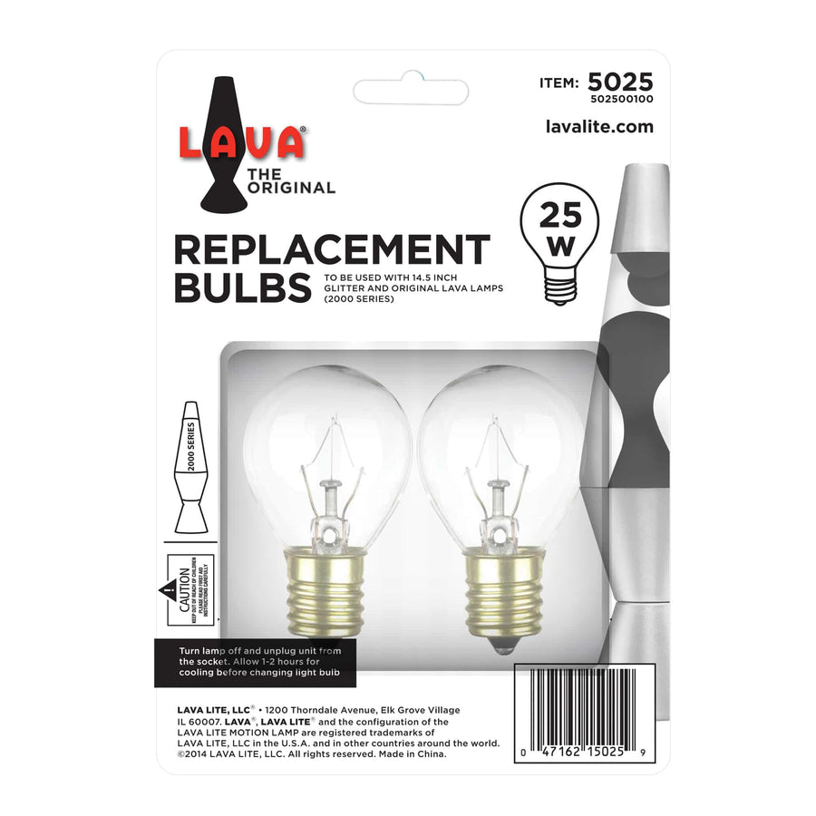 25W LAVA LAMP LIGHT BULB W/TRAY U8